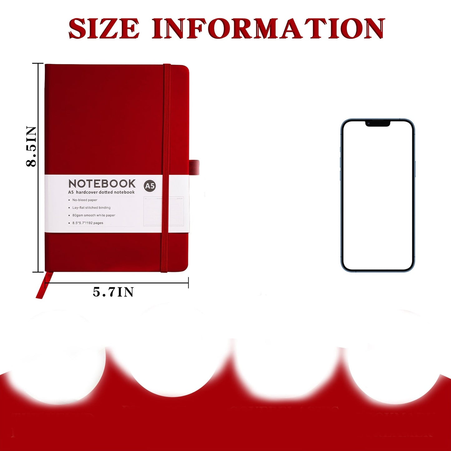 Blank Notebooks Lined Classic Pocket Notebook Journal [ Leather Hard Cover ][ 100 Gsm ] [ Ruled ] Premium Thick Paper with Inner Pocket 3.5 Newyear Arrival! A 1-A