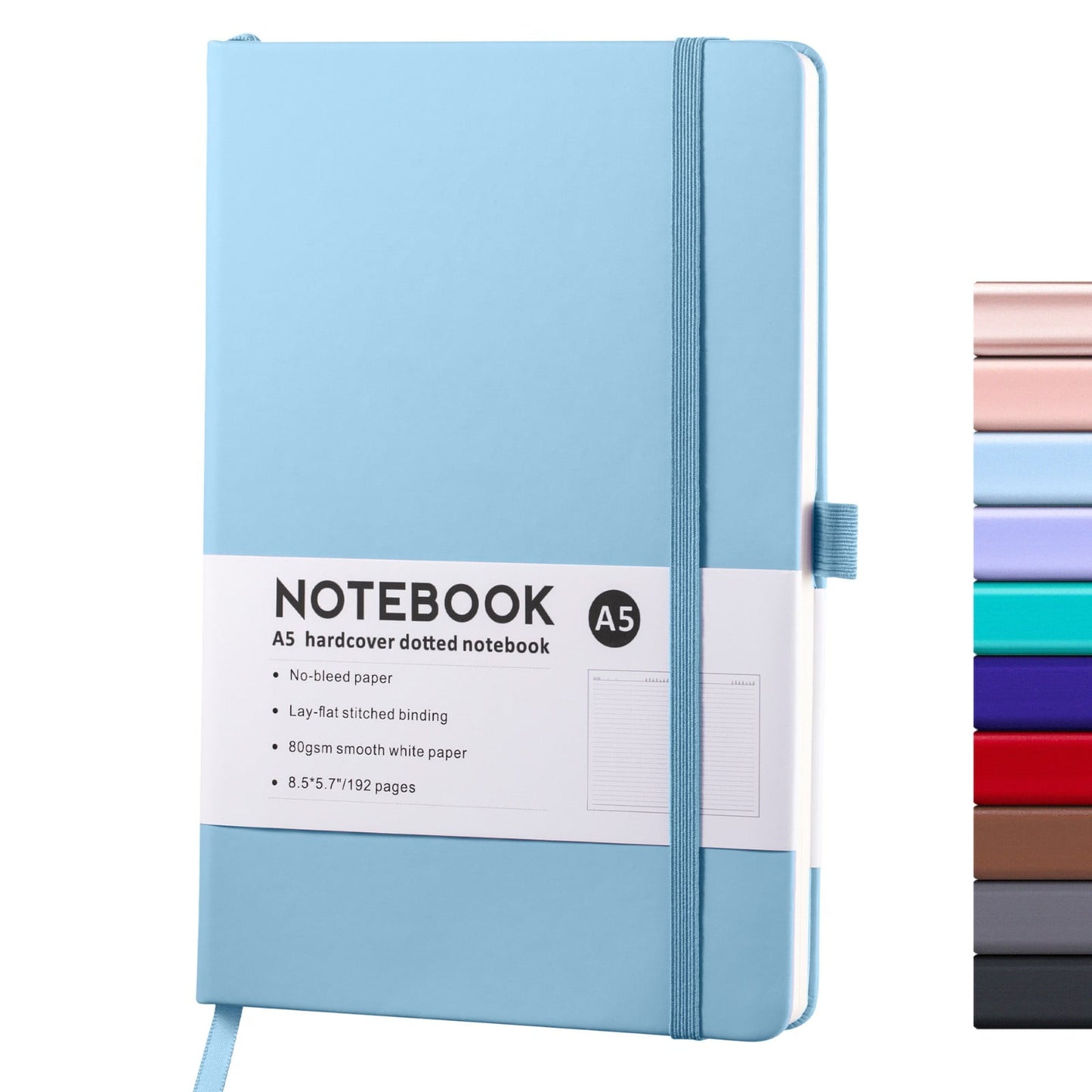 Blank Notebooks Lined Classic Pocket Notebook Journal [ Leather Hard Cover ][ 100 Gsm ] [ Ruled ] Premium Thick Paper with Inner Pocket 3.5 Newyear Arrival! A 1-A