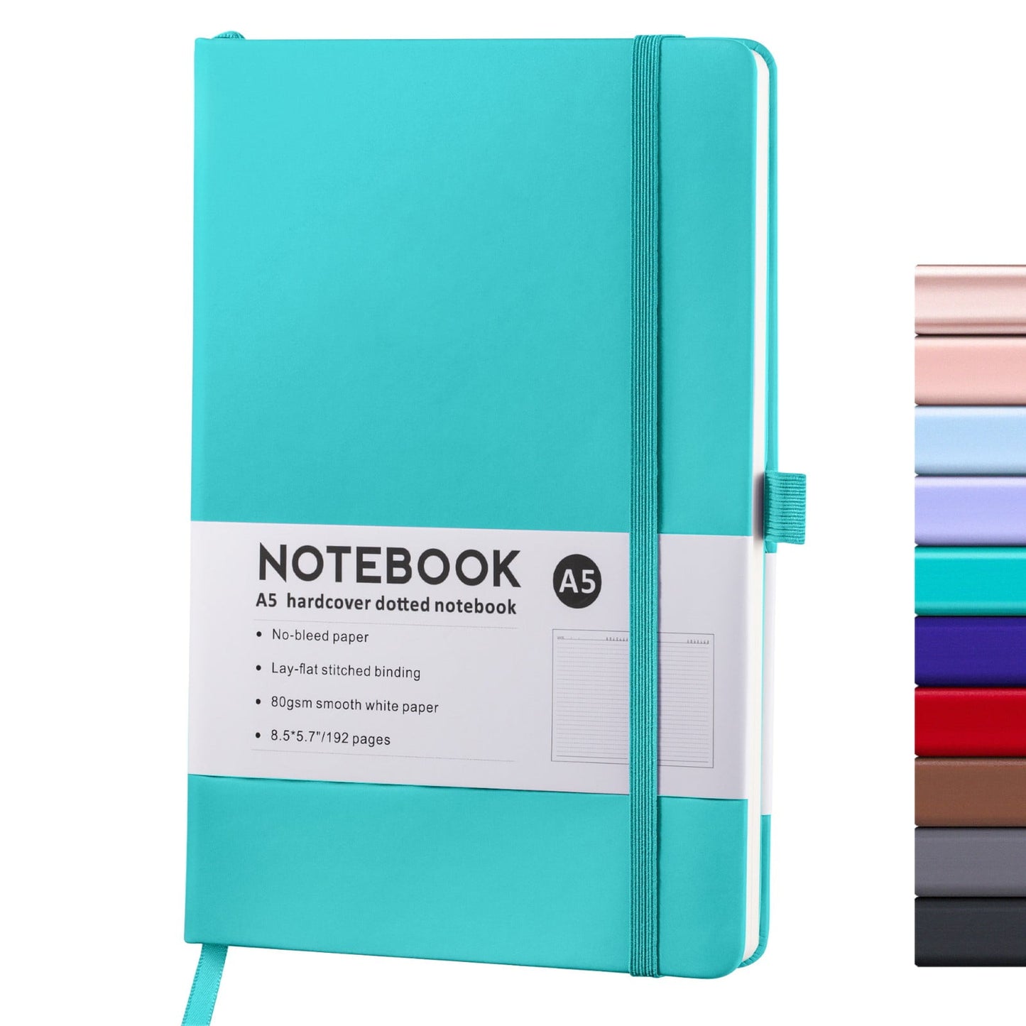 Blank Notebooks Lined Classic Pocket Notebook Journal [ Leather Hard Cover ][ 100 Gsm ] [ Ruled ] Premium Thick Paper with Inner Pocket 3.5 Newyear Arrival! A 1-Blue2