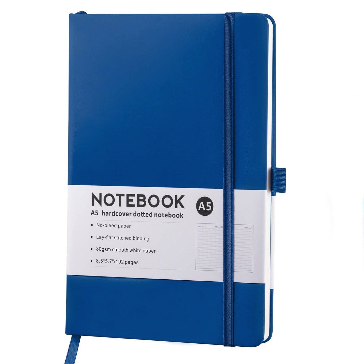 Blank Notebooks Lined Classic Pocket Notebook Journal [ Leather Hard Cover ][ 100 Gsm ] [ Ruled ] Premium Thick Paper with Inner Pocket 3.5 Newyear Arrival! A 1-Blue2