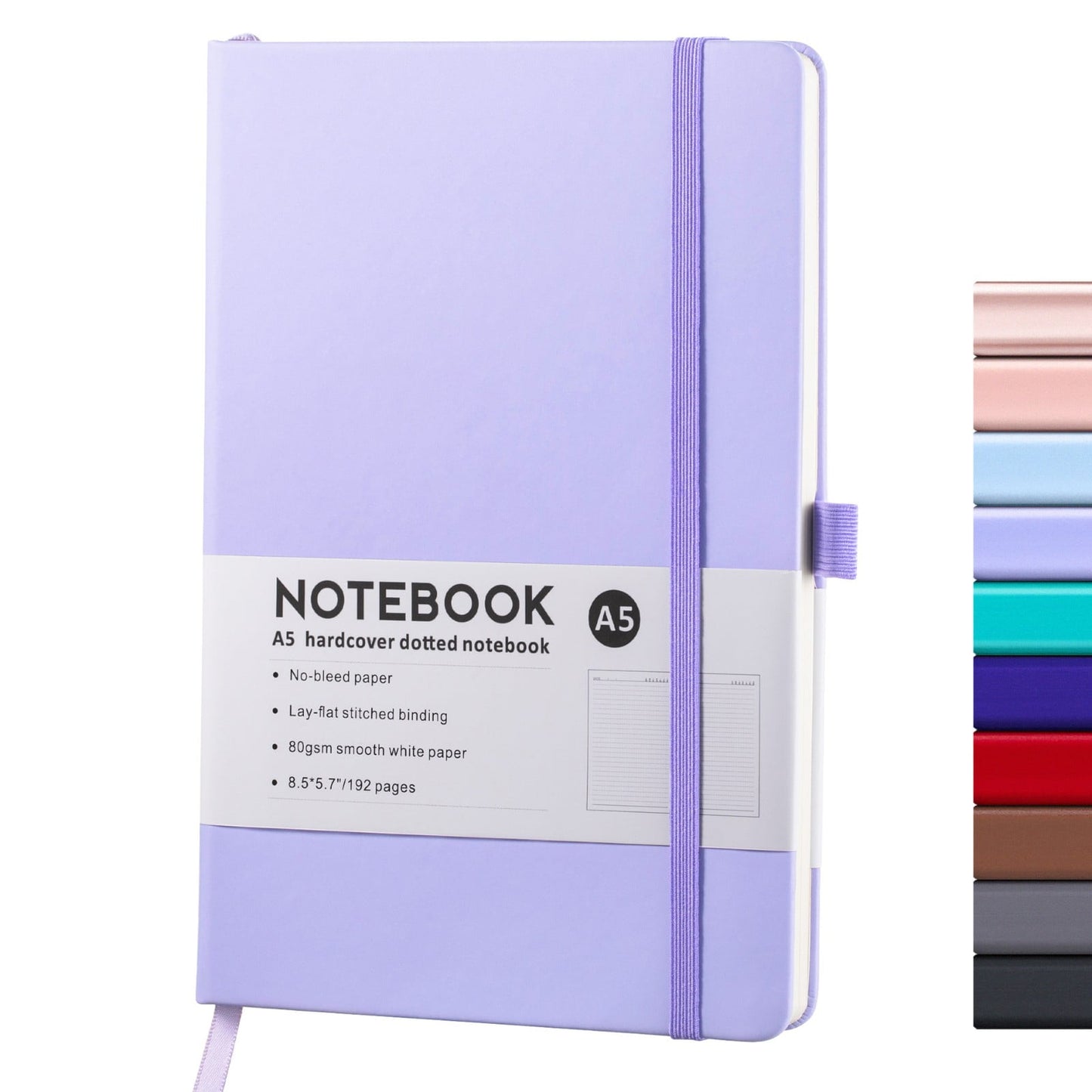 Blank Notebooks Lined Classic Pocket Notebook Journal [ Leather Hard Cover ][ 100 Gsm ] [ Ruled ] Premium Thick Paper with Inner Pocket 3.5 Newyear Arrival! A 1-Rose Gold