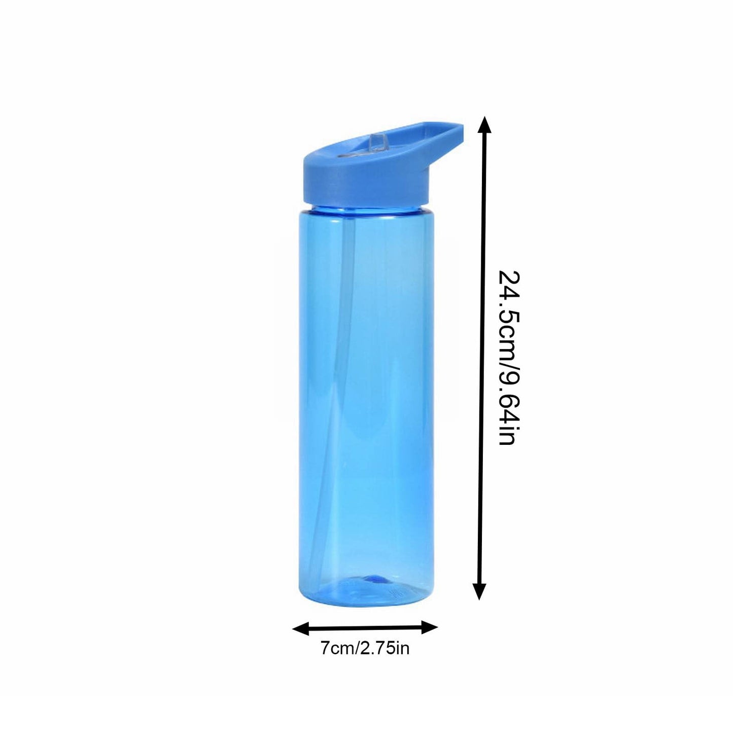 JWDX Bottle, Plastic Spout Straw Cup, Kitchen Supplies Clearance, 700Ml Large Capacity Clear Water Bottle Leakproof Drink Bottle Water Cup Drinkware Cup for School Outdoor Sport Clear
