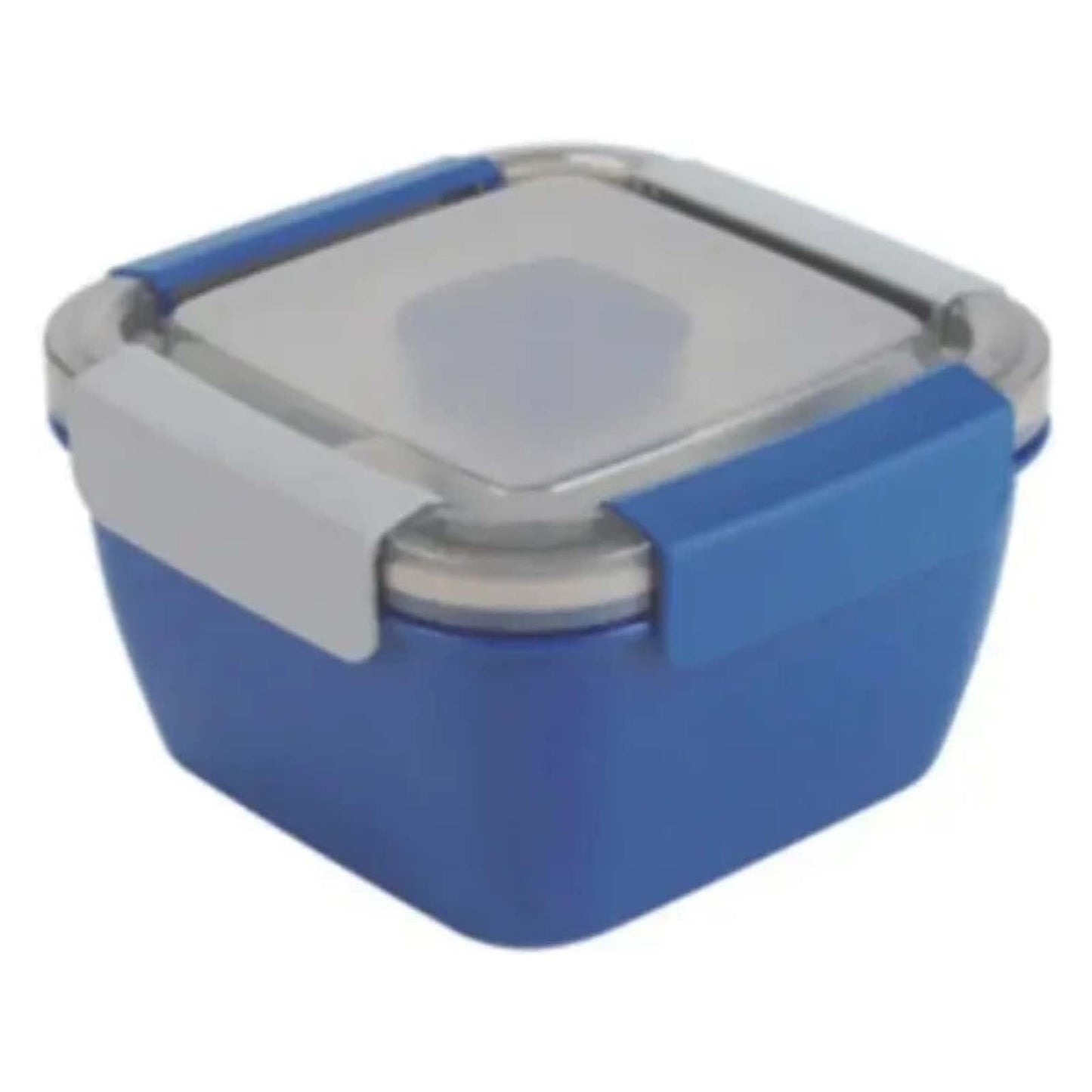 JWDX Food Storage, Light Meal Salad Box Japanese Style Double Layer Compartment Lunch Box, Kitchen Supplies Clearance, 1Pc Portable Box and Salad Bowl Combo Keep Your Food Fresh and Organized Blue