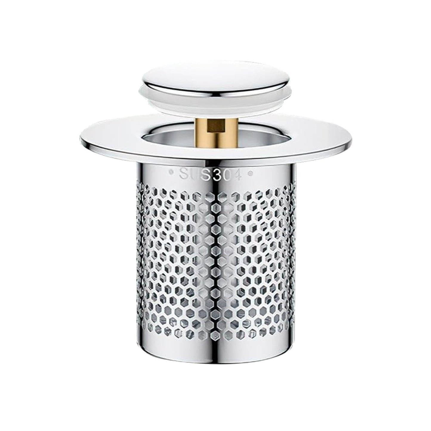 JWDX Drain Rack Clearance, Stainless Steel Floor Drain Filter 2025 New Bathtub Sink Strainer Up Sink Filter Rustproof Sink Strainer Bathroom Sink Strainer for Kitchen Bathtub A
