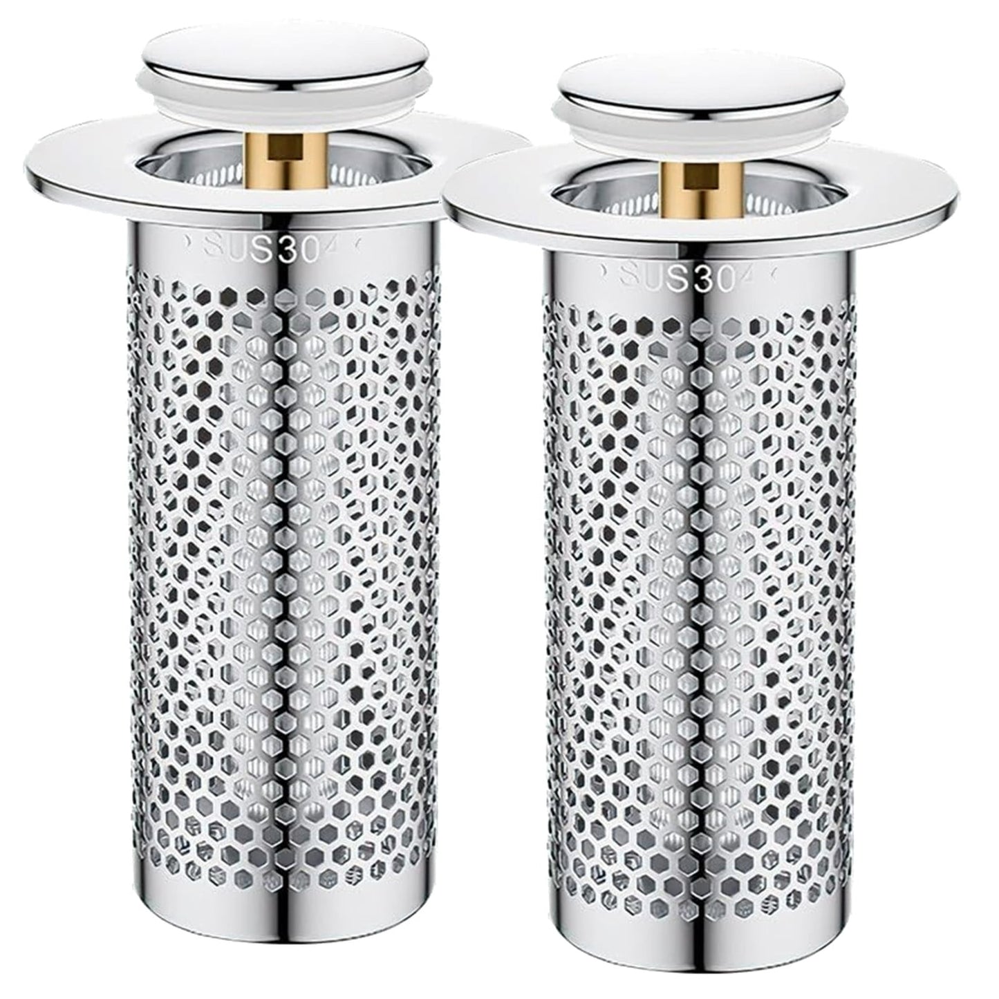 JWDX Drain Rack Clearance, Stainless Steel Floor Drain Filter 2025 New Bathtub Sink Strainer Up Sink Filter Rustproof Sink Strainer Bathroom Sink Strainer for Kitchen Bathtub D