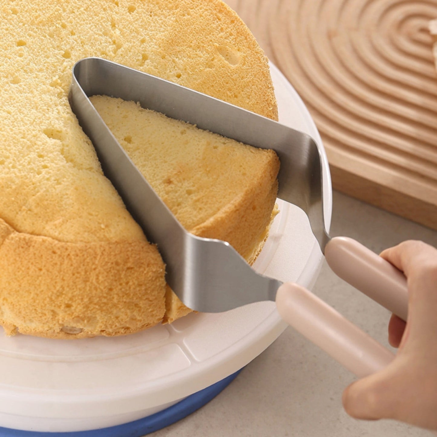 JWDX Cutter Clearance, Cake Cutter Triangular Cake Cutter Stainless Cake Cutter | and Cake Cutter Cake Cake Elevator Cake Cake Elevator Tools for and Pizza Pink