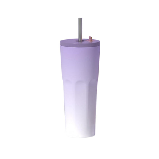 JWDX Straw Thermos Cup Clearance, 700Ml Coffee Mug to Go Thermo Mug with Coffee to Go Mug with Leakage Proof Lid Double Wall Stainless Steel Vacuum Insulated Mug Drinking Mug for Hot and Cold Drinks D