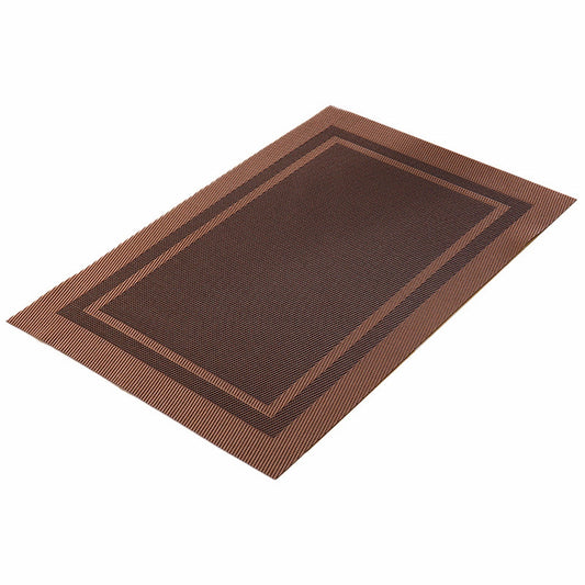 JWDX Placemat Clearance! Elegant Placemats Placemats Stain Pvc Table Mats Woven Vinyl Placemats Placemats for Dining Table, Include 1X Dining Tableware Bowls and Plates Coasters EA