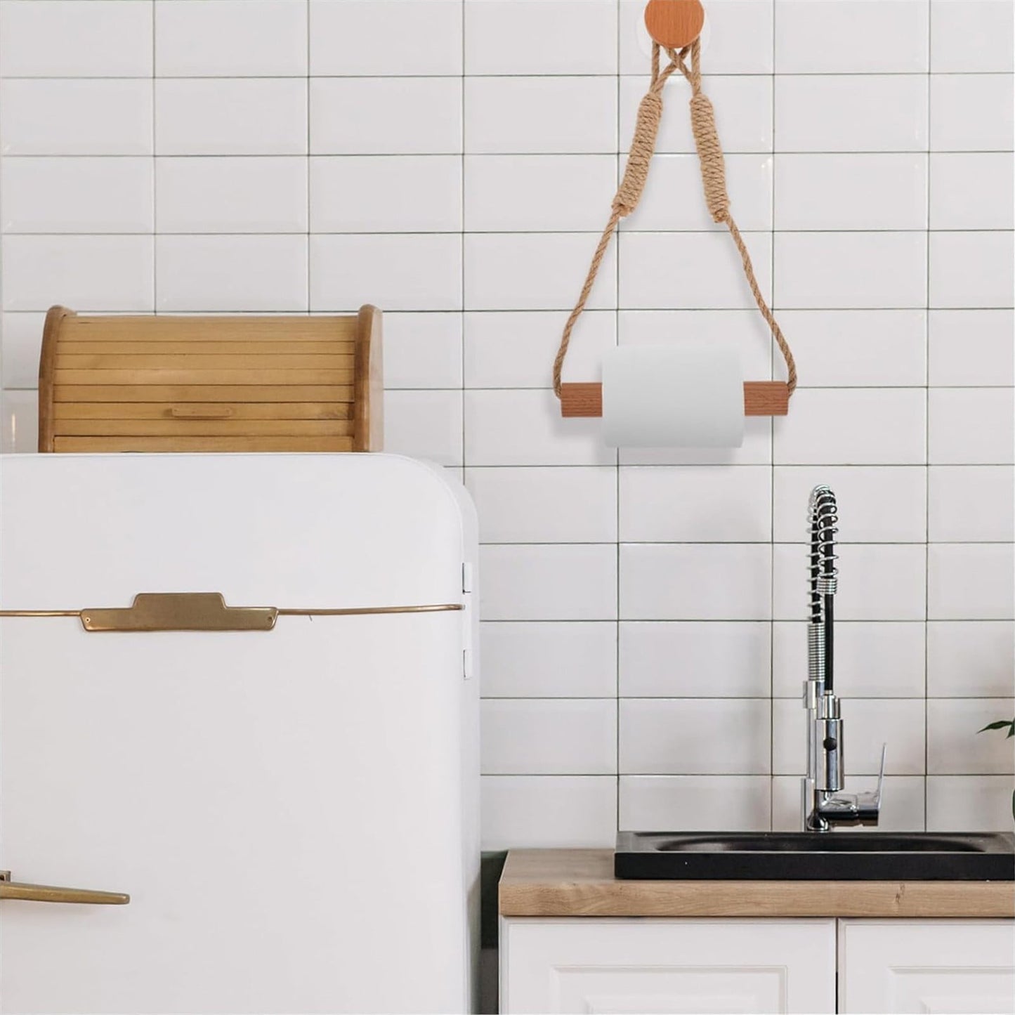 JWDX Rack Clearance, Unique Boho Toilet Paper Holder Hanging Tissue Holder for Bathroom Decorative Wood Paper Towel Rack Saving Over The Door Design Stylish Towel Holder for Bathroom As shown