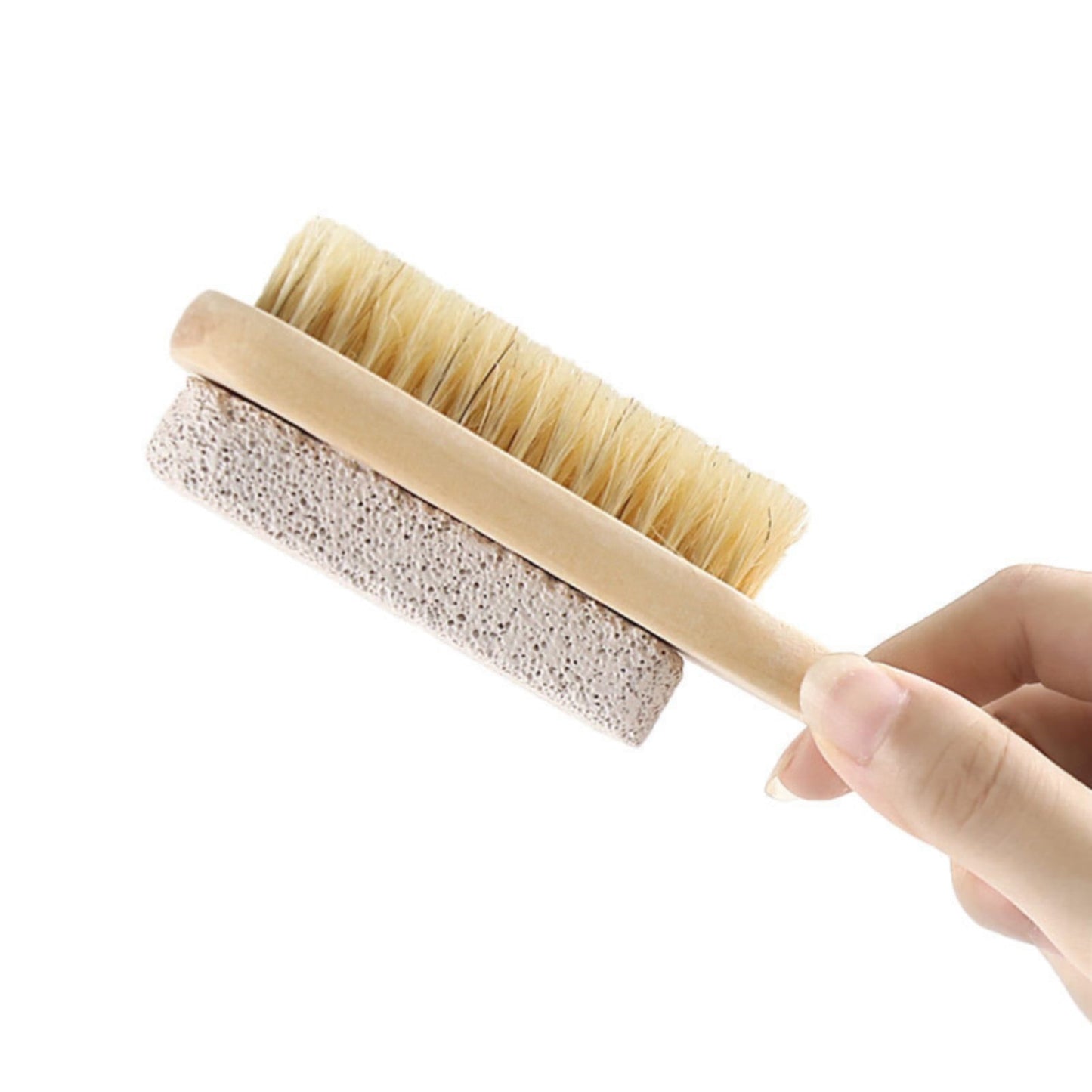 JWDX Cleaning Brush Clearance, Scrub Tool Pedicure Tools for Feet Body Brush Foot Scraper Exfoliating Wooden Pumice Stone Brush Rubbing Foot Board with Wood Grinding Foot Stone Small Brush Rubbing As shown