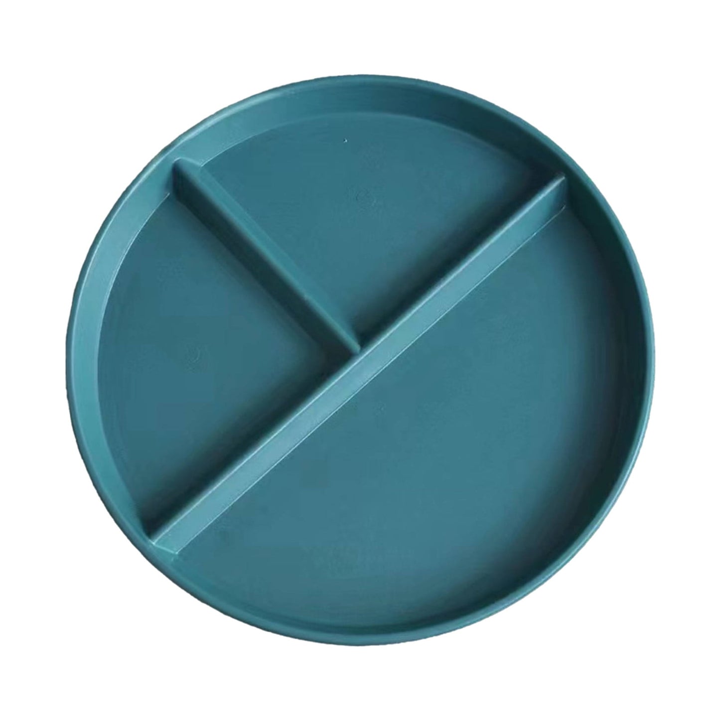 JWDX Tableware Clearance, Wheat Plates for Adults Reusable Dinnerware Set Kids Divided Plate Bariatric Plastic Salad Lunch Tray Microwave and Dishwasher BU2