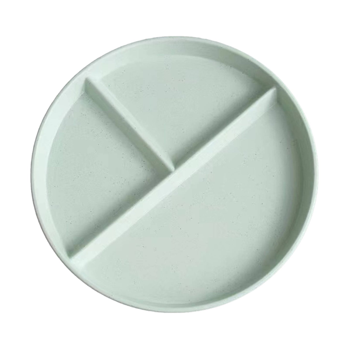 JWDX Tableware Clearance, Wheat Plates for Adults Reusable Dinnerware Set Kids Divided Plate Bariatric Plastic Salad Lunch Tray Microwave and Dishwasher GNA
