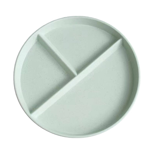 JWDX Tableware Clearance, Wheat Plates for Adults Reusable Dinnerware Set Kids Divided Plate Bariatric Plastic Salad Lunch Tray Microwave and Dishwasher GNA