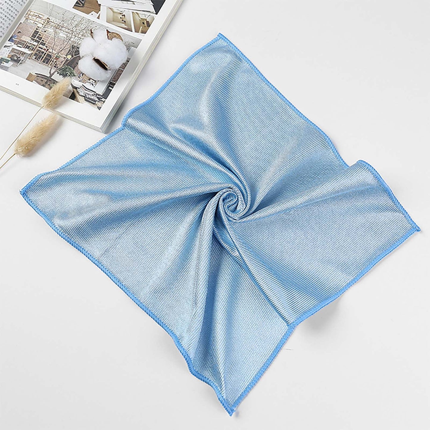 JWDX Wipes Clearance, Microfiber Glass Cleaning Cloths A Piece Of(30 X 30Cm) Streak Lint Quickly Clean Windshields and Stainless BUA
