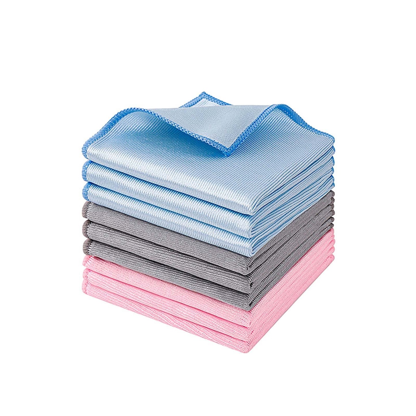 JWDX Wipes Clearance, Microfiber Glass Cleaning Cloths A Piece Of(30 X 30Cm) Streak Lint Quickly Clean Windshields and Stainless BUA