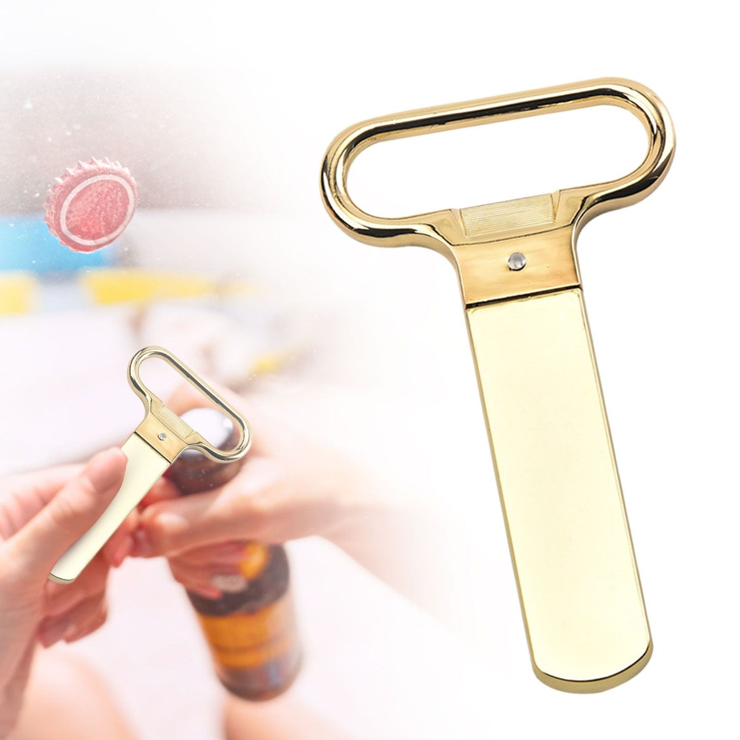 JWDX Bottle Opener Clearance, Bottle Openers Wine Cork Extractor Corkscrew Beer Corks Stainless Two Jaw Puller Used to Open Bottles B