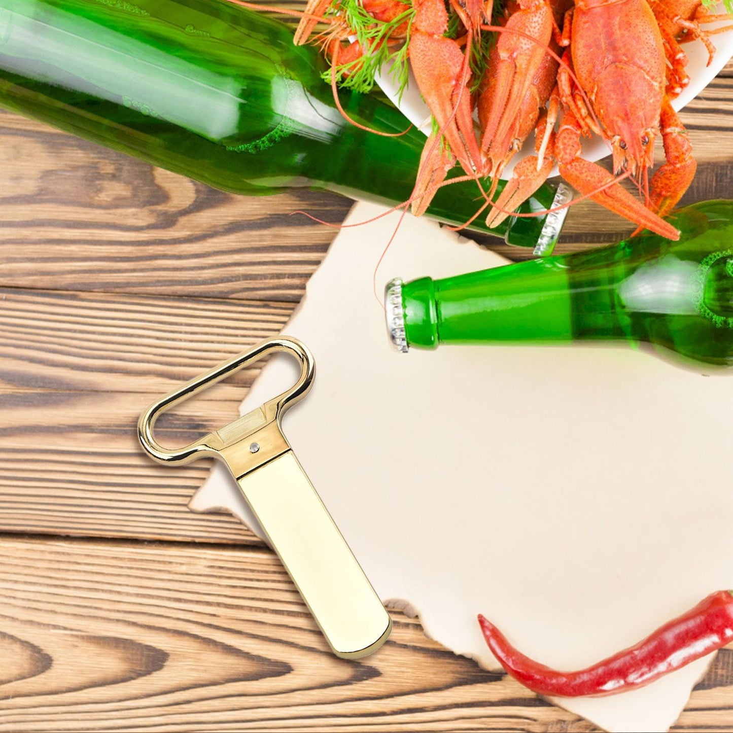 JWDX Bottle Opener Clearance, Bottle Openers Wine Cork Extractor Corkscrew Beer Corks Stainless Two Jaw Puller Used to Open Bottles B