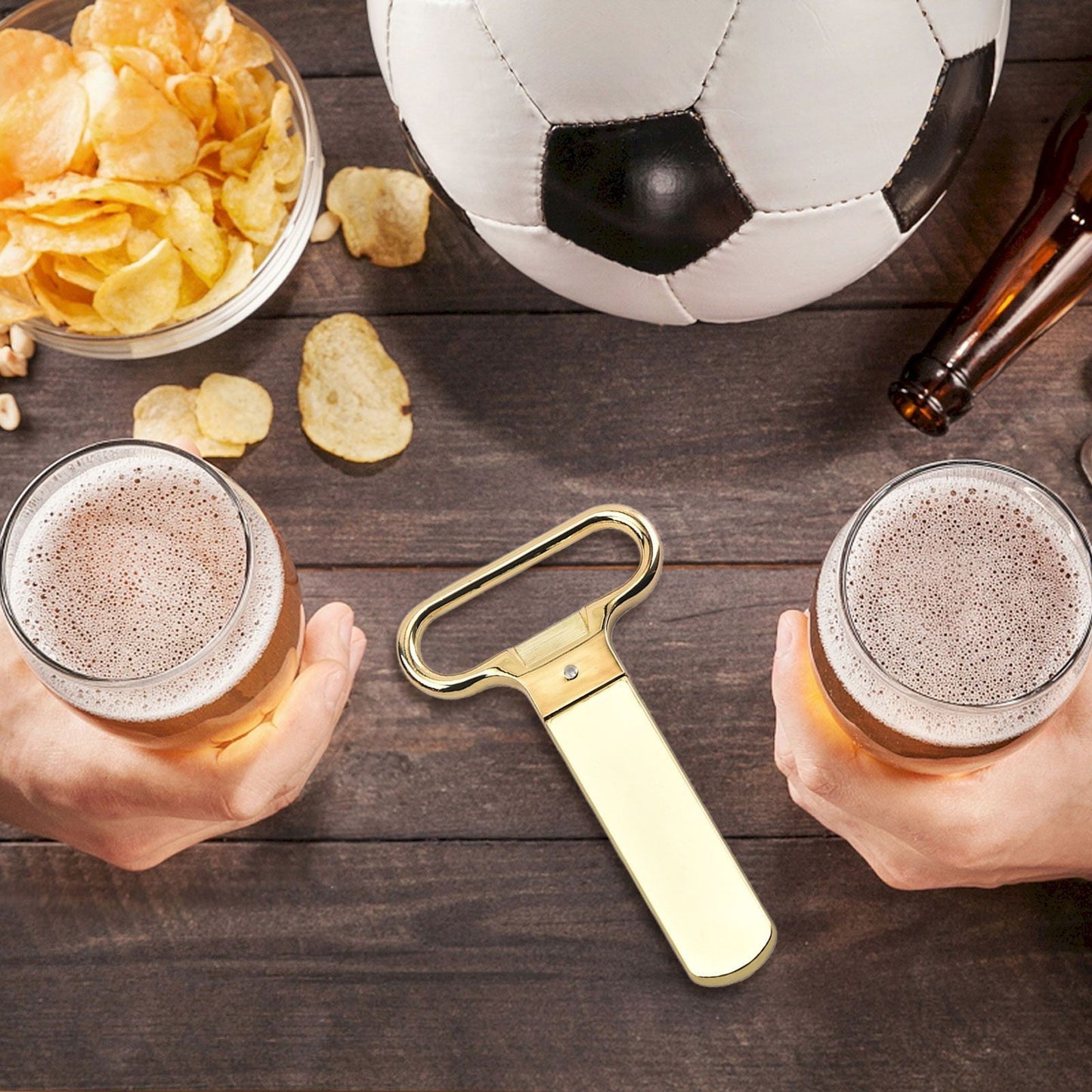 JWDX Bottle Opener Clearance, Bottle Openers Wine Cork Extractor Corkscrew Beer Corks Stainless Two Jaw Puller Used to Open Bottles B