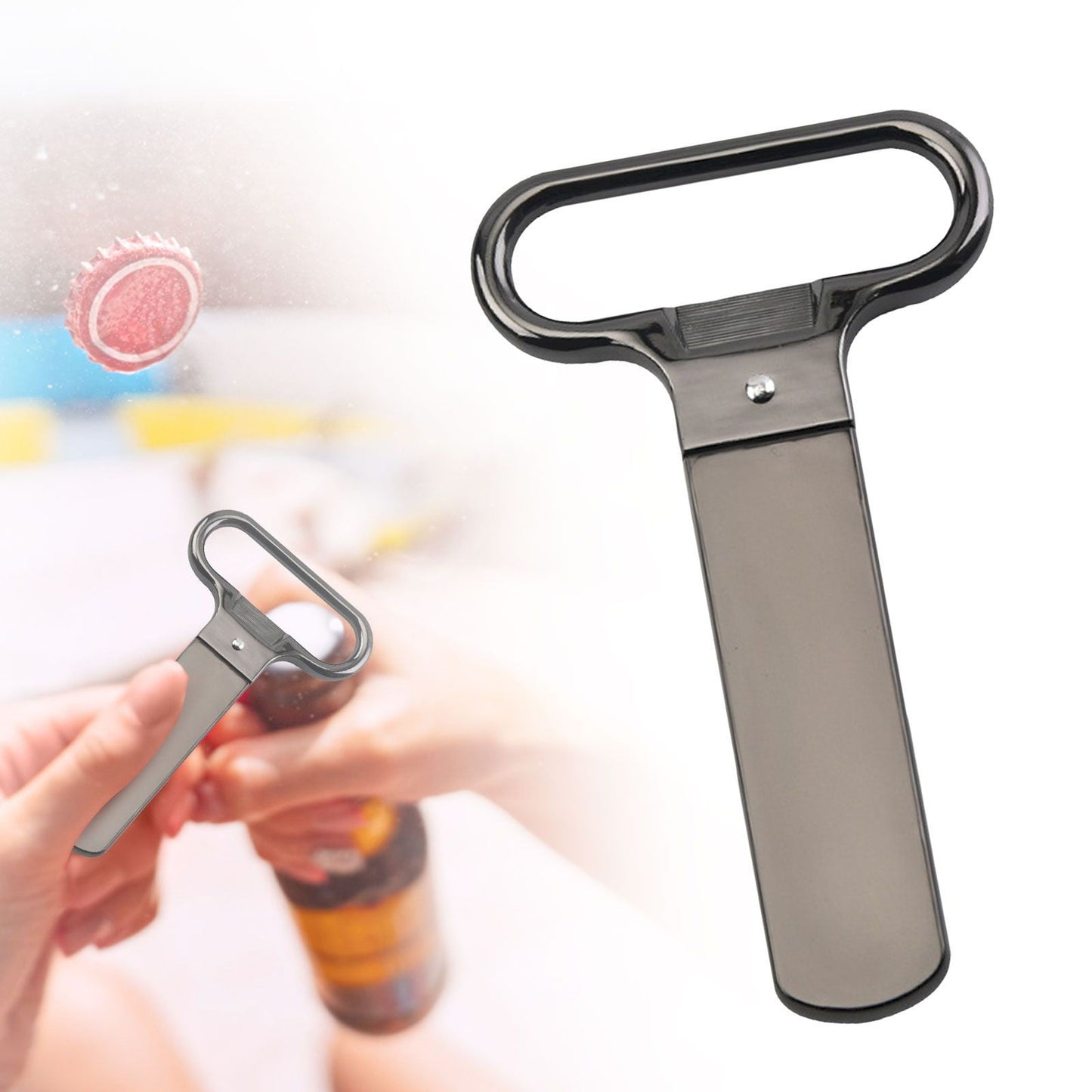 JWDX Bottle Opener Clearance, Bottle Openers Wine Cork Extractor Corkscrew Beer Corks Stainless Two Jaw Puller Used to Open Bottles C
