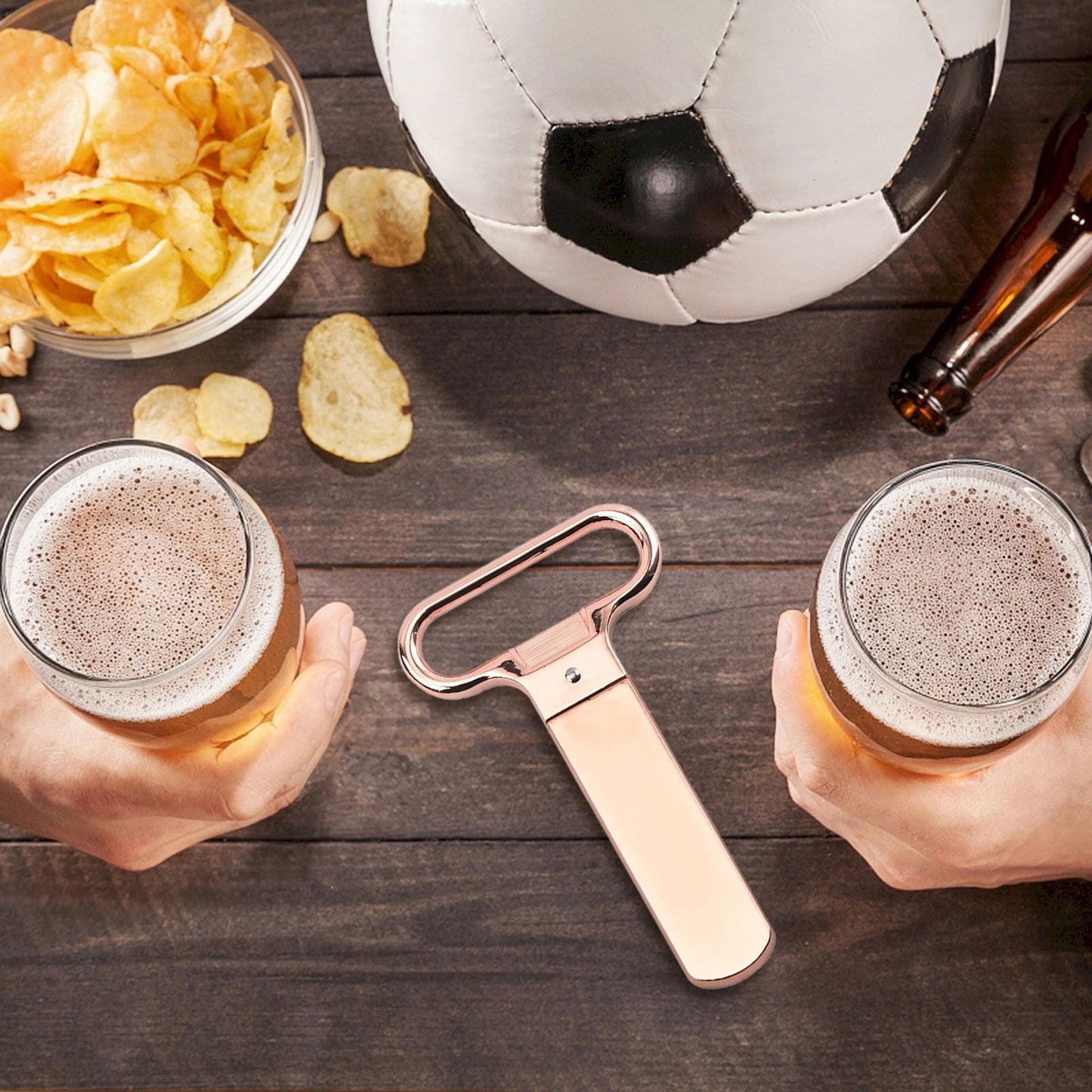 JWDX Bottle Opener Clearance, Bottle Openers Wine Cork Extractor Corkscrew Beer Corks Stainless Two Jaw Puller Used to Open Bottles D