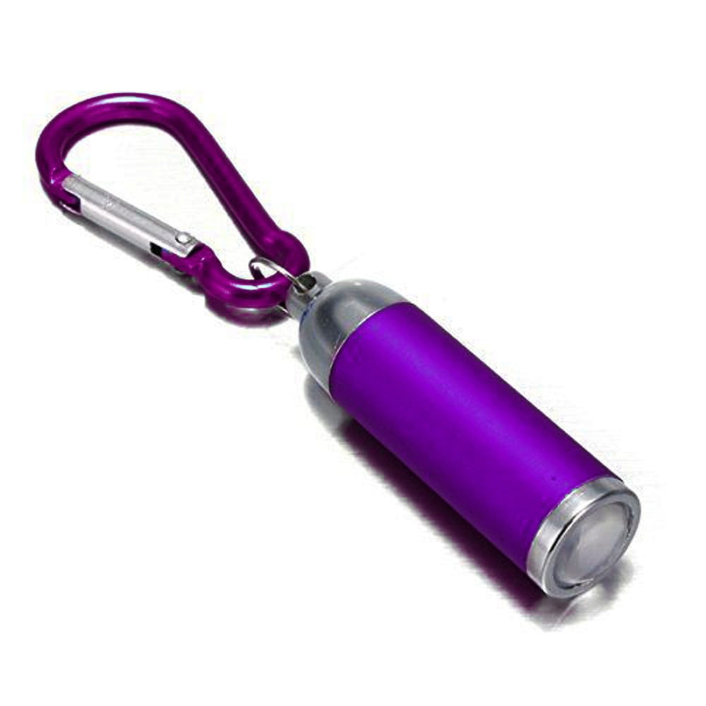 WQQZJJ Outdoor Fun Gifts Ultra Bright Mini LED Camping Flashlight Torch Keyring Portable KeyChain on Clearance Purple