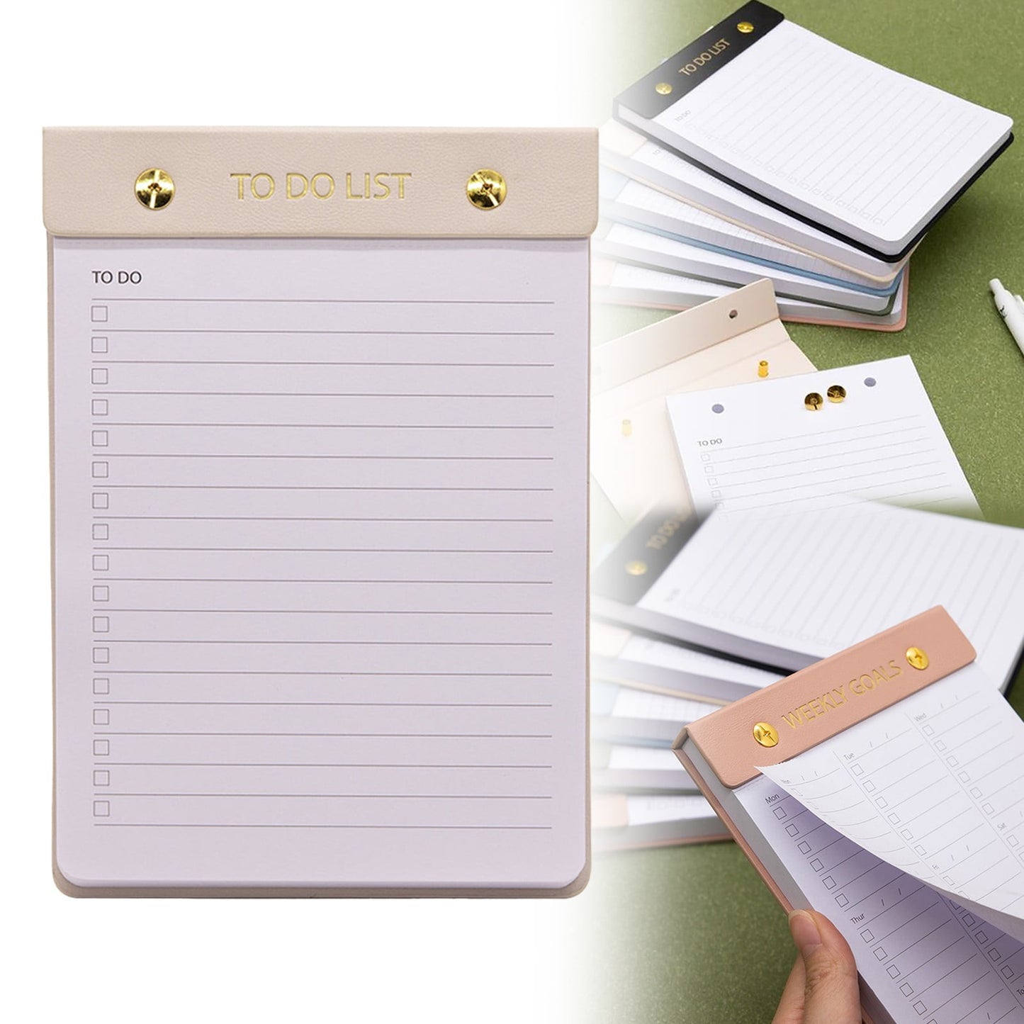 1 Book JWDX Student Notebook: 120+ Page Daily Planner & Organizer for Effective Time Management, Homework Tracking, Goal Setting & Productivity – Ideal for School One Size C