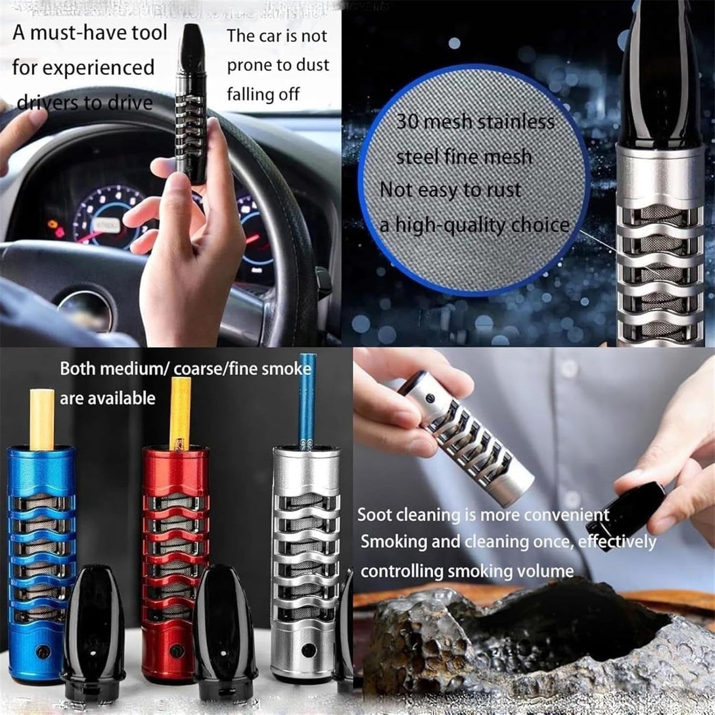 Jwdx 1 Ashtray Cover; 1 Charging Cable Car Usb Charging Ashtray Lazy Holder Does Not Drop The Ash Ashtray Filter Holder With Usb Tungsten Coil Ashtray One Size Black
