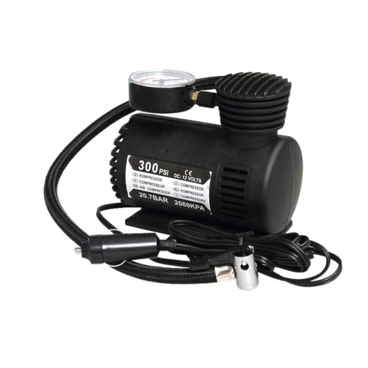 Emergency Car Pump (Power Supply: Cigarette Lighter Plug) JWDX, Pump x1 Departure (Locomotive Type) Air Pump 12V Vehicle Tire Inflator One Size Black