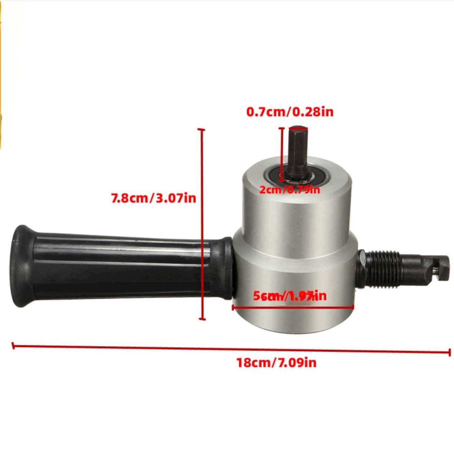 Metal Sheet Biting Machine 160A-Red Card-Mounted Nylon Model JWDX, 1 Sheet Metal Biting Machine Set Metal Sheet Nibbler Cutter Double Head Metal Sheet Cutter Hole Drill Attachment Paperboard Package One Size RD2