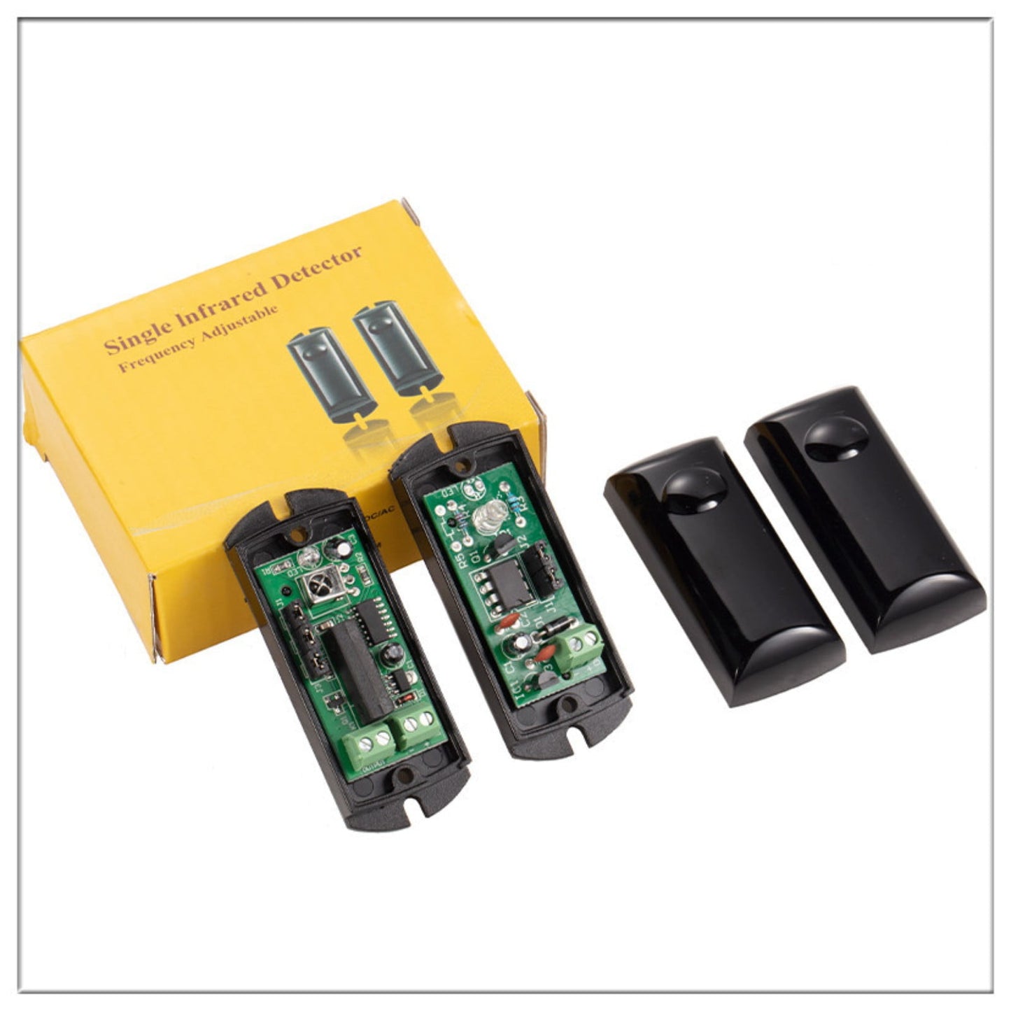 Infrared Radio Alarm JWDX, 1* Anti-Theft Alarm 1Pc Single Beam Infrared Detector Alarm Barrier Sensor Photoelectric Home One Size Black
