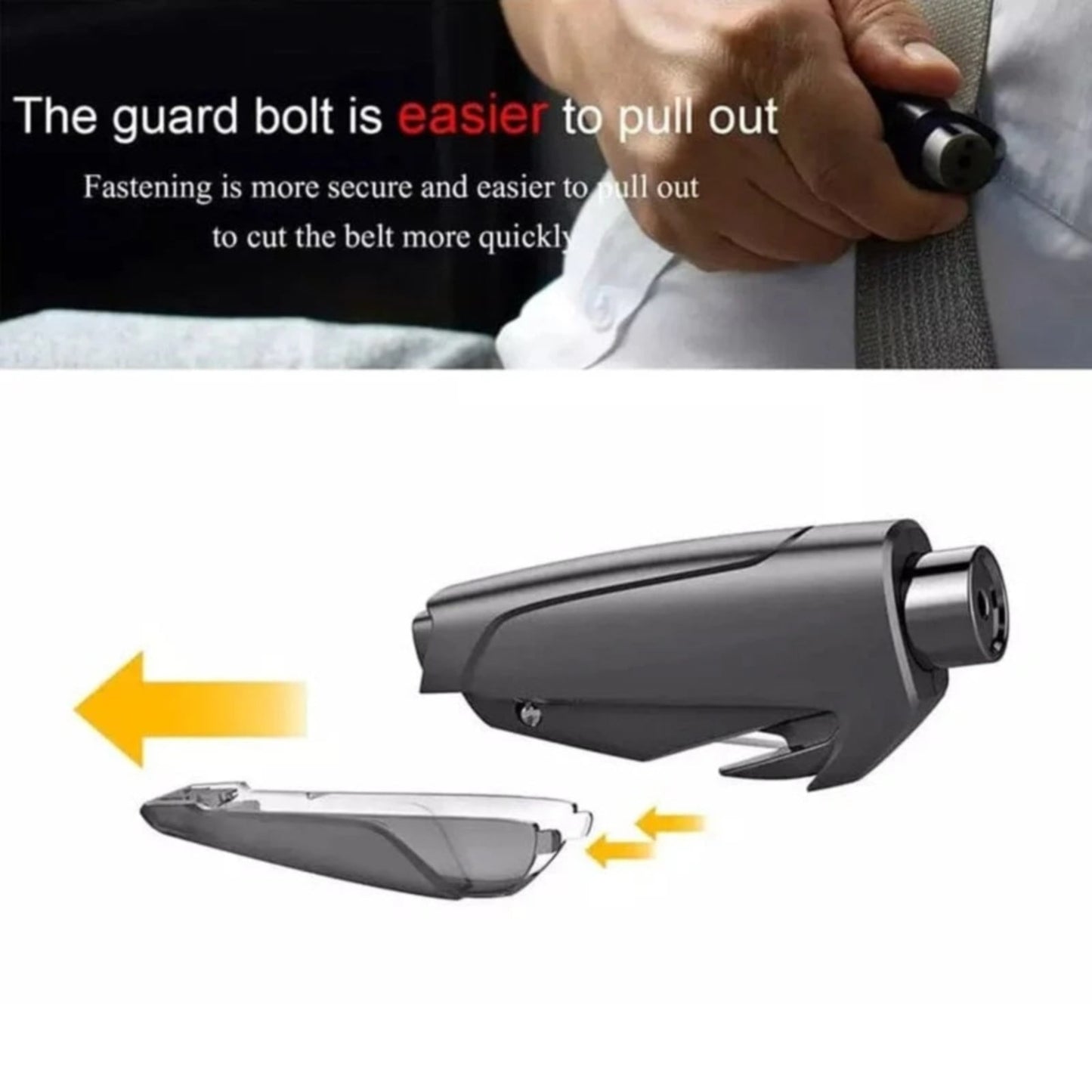 In 1 Car Window Glass Breaker Blue a JWDX, 1x Car Window Breaker Car Hammer Mini Window Belt Cutting Multi Functional Escape Hammer God Device Car Emergency Kit One Size Blue