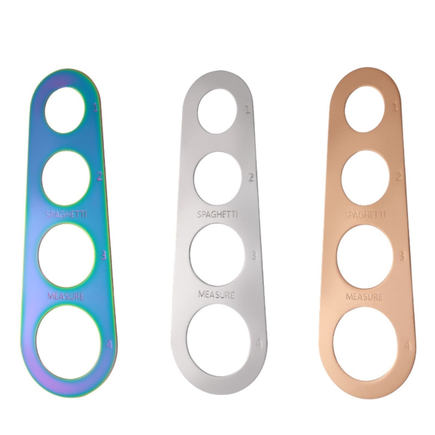Spaghetti Measuring Ruler Rose Gold JWDX, 1*Spaghetti Measuring Ruler Stainless Spaghetti Measurer Tool Quick Pasta Measuring Tool for Kitchen Cooking Tool Get the Perfect Portion One Size GD2