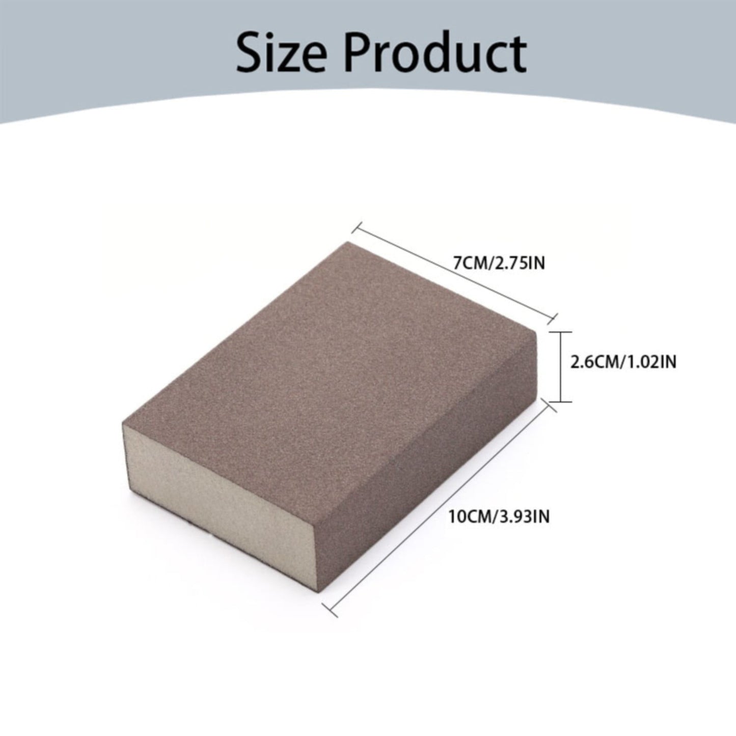 Woodworking Furniture Sponge Sand Block 60-80# JWDX, 1*Sponge Sand Block Sanding Sponge Sanding Assortment Washable and Reusable Sanding Polishing Sponge Wear Ultrafine Furniture Use One Size A