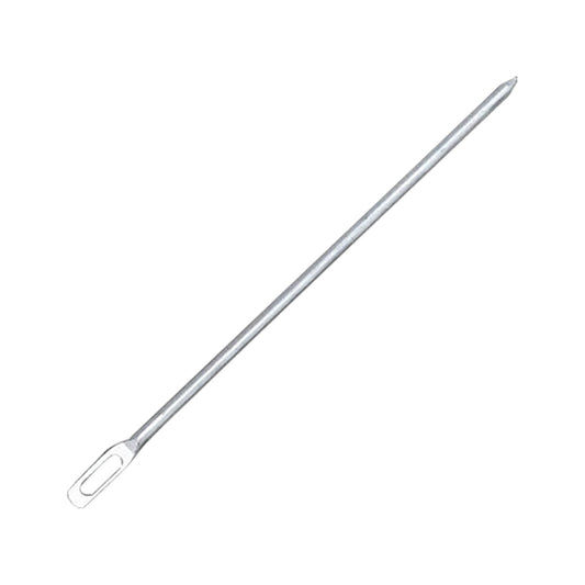 JWDX, Rope Threading Tool*1 Stainless Threader Easy Pull Bodkin Needle Threader Tweezer Metal Bodkin Ribbon Weaving Tool for Elastic Threading Sewing Machine One Size Silver