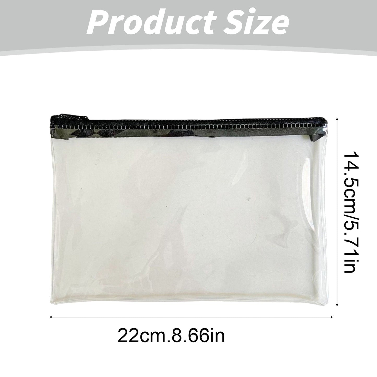 Transparent Pencil Case Zipper Bag Green 1 Transparent Pencil Case Zipper Bag Clear Pencil Case With Zipper Transparent Pvc For Schǒ-ǒI Exams Home And Travel JWDX One Size Green