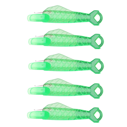 Jwdx Fish Shape Needle Threaders,Plastic Needle Threader,Wire Loop Diy 5Pcs Fish Shape Needle Threaders Plastic Needle Threader for Hand Sewing Diy Needle Threader Hand Machine Sewing Tool One Size A
