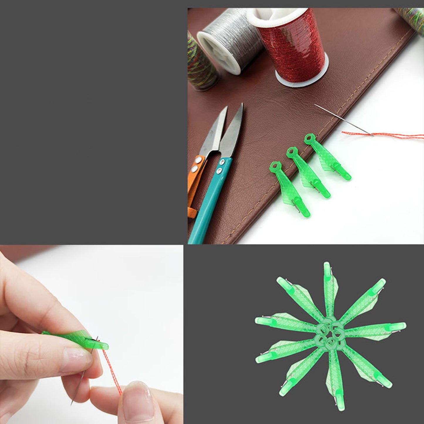 Jwdx Fish Shape Needle Threaders,Plastic Needle Threader,Wire Loop Diy 5Pcs Fish Shape Needle Threaders Plastic Needle Threader for Hand Sewing Diy Needle Threader Hand Machine Sewing Tool One Size A