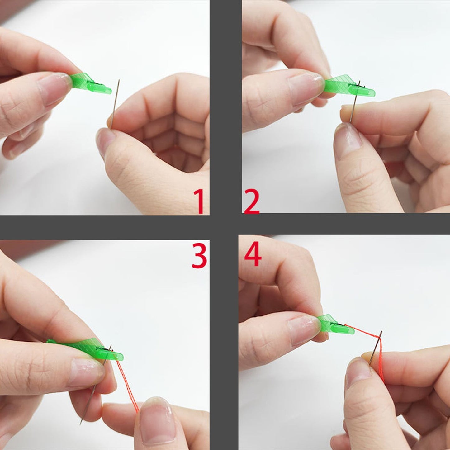 Jwdx Fish Shape Needle Threaders,Plastic Needle Threader,Wire Loop Diy 5Pcs Fish Shape Needle Threaders Plastic Needle Threader for Hand Sewing Diy Needle Threader Hand Machine Sewing Tool One Size A