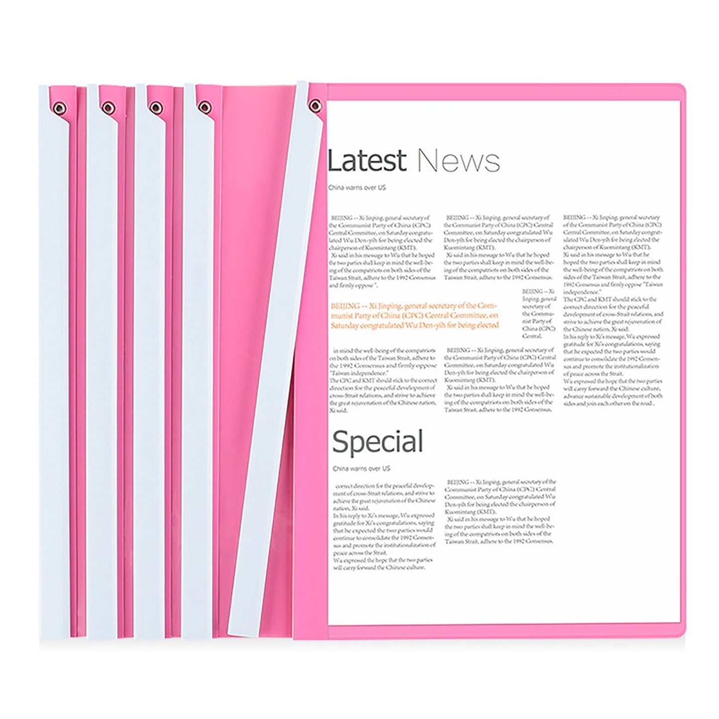 JWDX Hot Clearance! 1 Pack A4 Clear Front Report Covers Plastic Presentation Folders Resume Portfolio Folder Paper Swivel Sliding Bar File Folder for Presentation Document, Folder*1 Blue Folder Green
