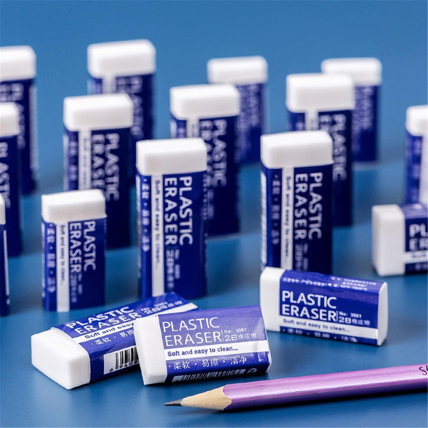 JWDX Hot Clearance! Stationery 2B Eraser stǔdənt Chǐ-ldrən Eraser Art Sketch Painting Pencil Eraser Learning Stationery, 1 Eraser 1Pc Stationery 2B eraser Small 1PC