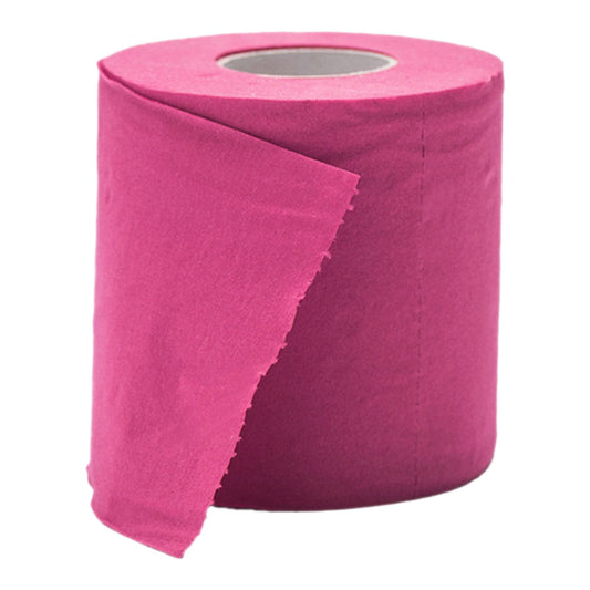 JWDX Hot Clearance! Colored Toilet Paper Multicolor Funny Novelty Toilet Paper Sustainable and Soft for Home Camping Trave, Roll of Peach Pink Colored Toilet Paper Peach Pink One Size Black