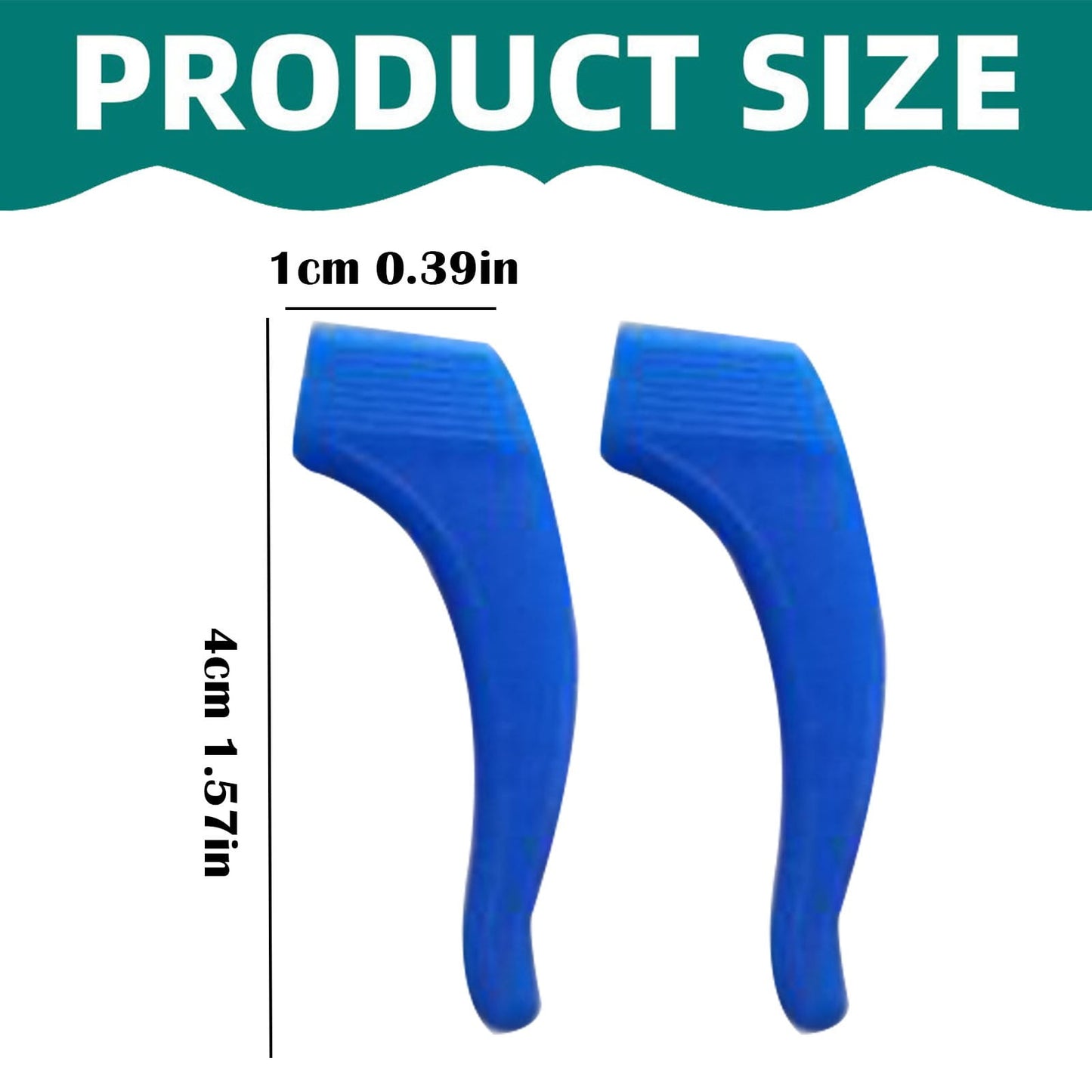 JWDX Hot Clearance! Cozy Home Non Slip Glasses Grips Retainer Anti Slip Ear Grips Hook Silicone Eyeglasses Ear, A Glasses Case Blue fixed glasses covers White