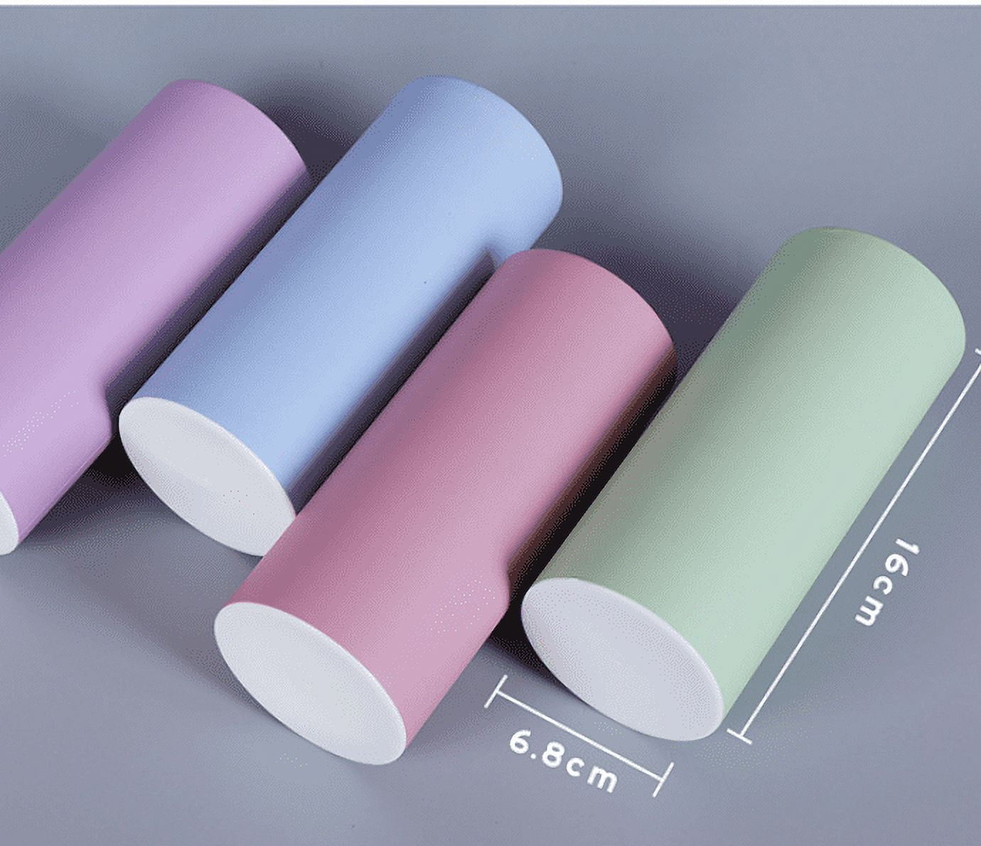LGCASL Car Tissue Holder with Facial Tissue Car Tissue Travel Cylinder Tissue Decorative Tissue Round Tissue Box Disposable Facial Tissue for Car Bathroom, A Green Car-Mounted Paper Roll Car tissue paper cylinder Green