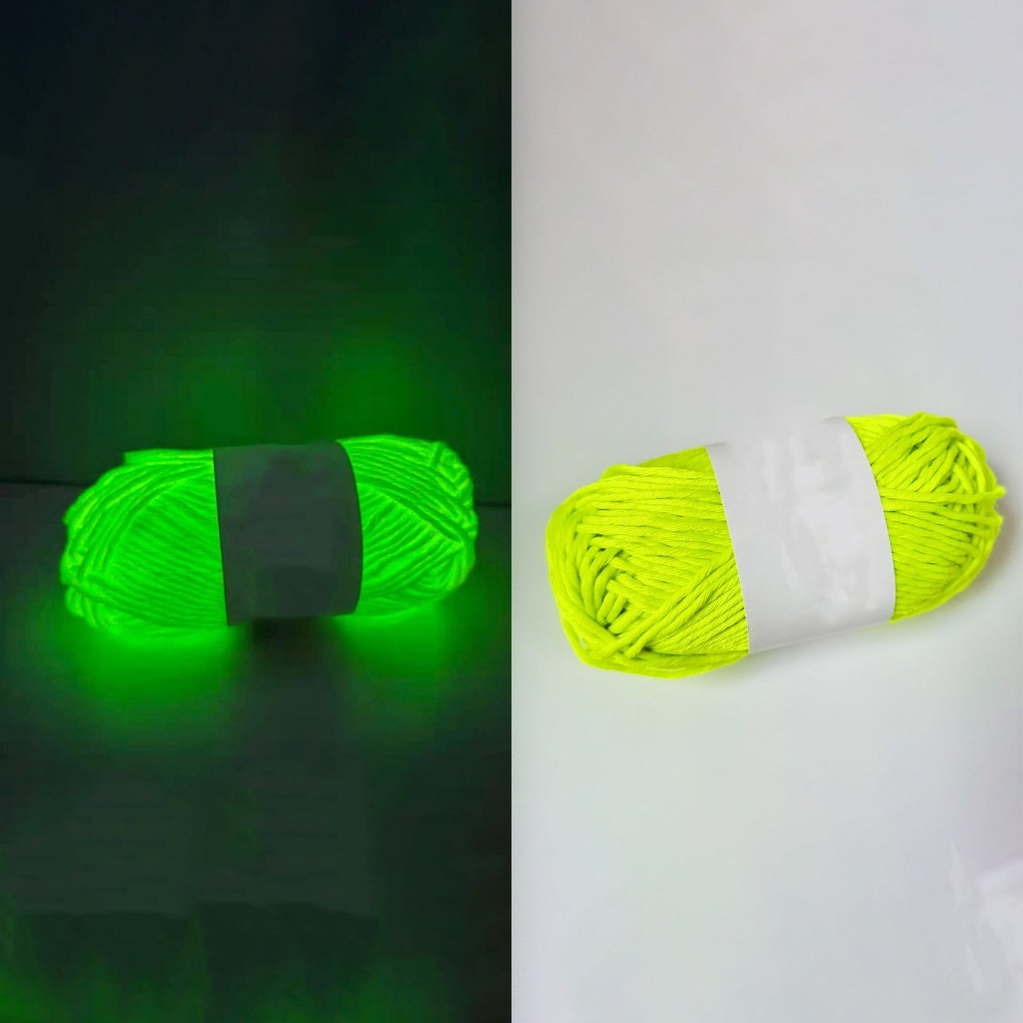 LGCASL Diy Glow in the Dark Yarn*1 Diy Glow Yarn Glow in the Dark Yarn for Crochet Glow Yarn for Knitting Crocheting Crafts Sewing Beginners Christmas Decorations, Onion Yellow Diy Yarn Onion yellow