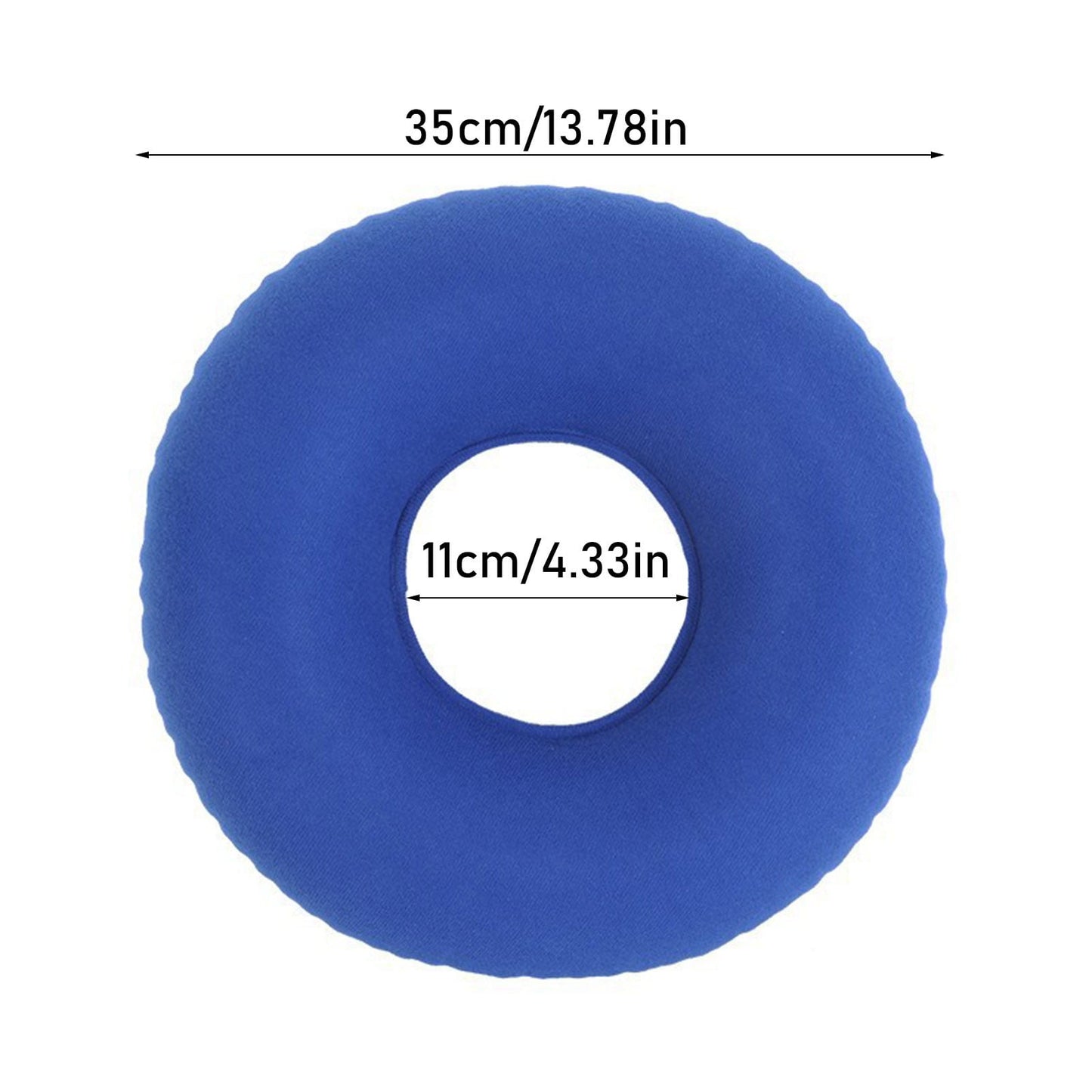 Inflatable Cushion*1 Donut Cushion Donut Pillow Tailbone Cushion Hemmoroid Pillow Cushion for Hemorrhoid Bed Pregnancy Post Natal & More. Firm Density Tailbo One Size Red