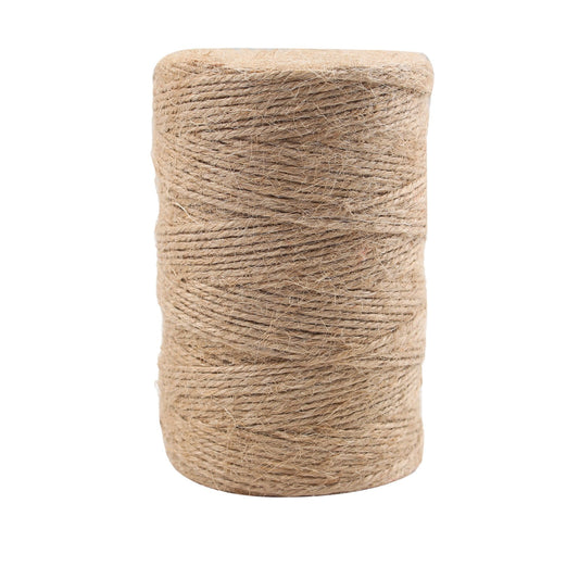 3-Strand Colorful Hemp Rope Diy Hand-Woven 2mm*200M Jute Rope Rope Made with Natural Fibers Its Tear Property Makes It Ideal for Decorating Gardens and Decorative Packaging One Size E