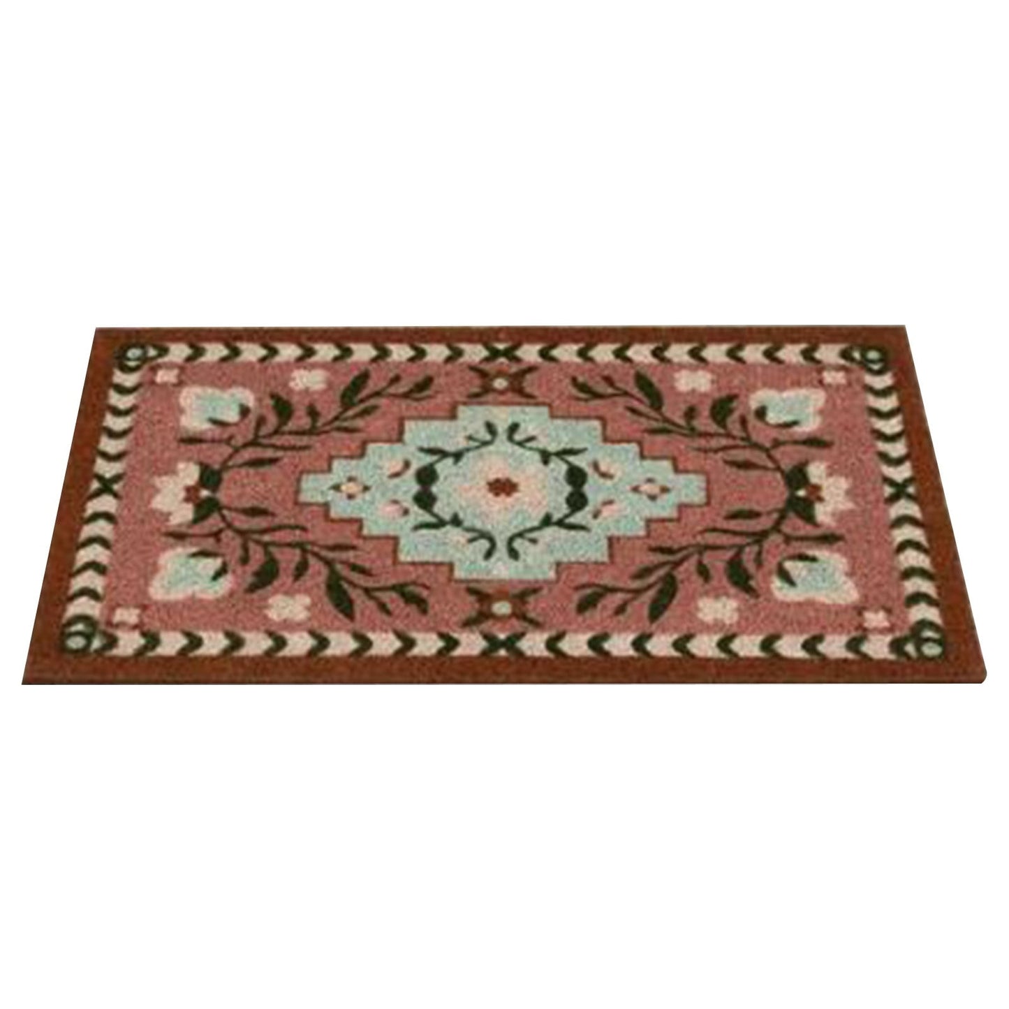1 Carpet Doormat 60X40cm Coconut Coir Entrance Mat Non Outdoor Rug for Front Door Patio and Kitchen One Size Khaki
