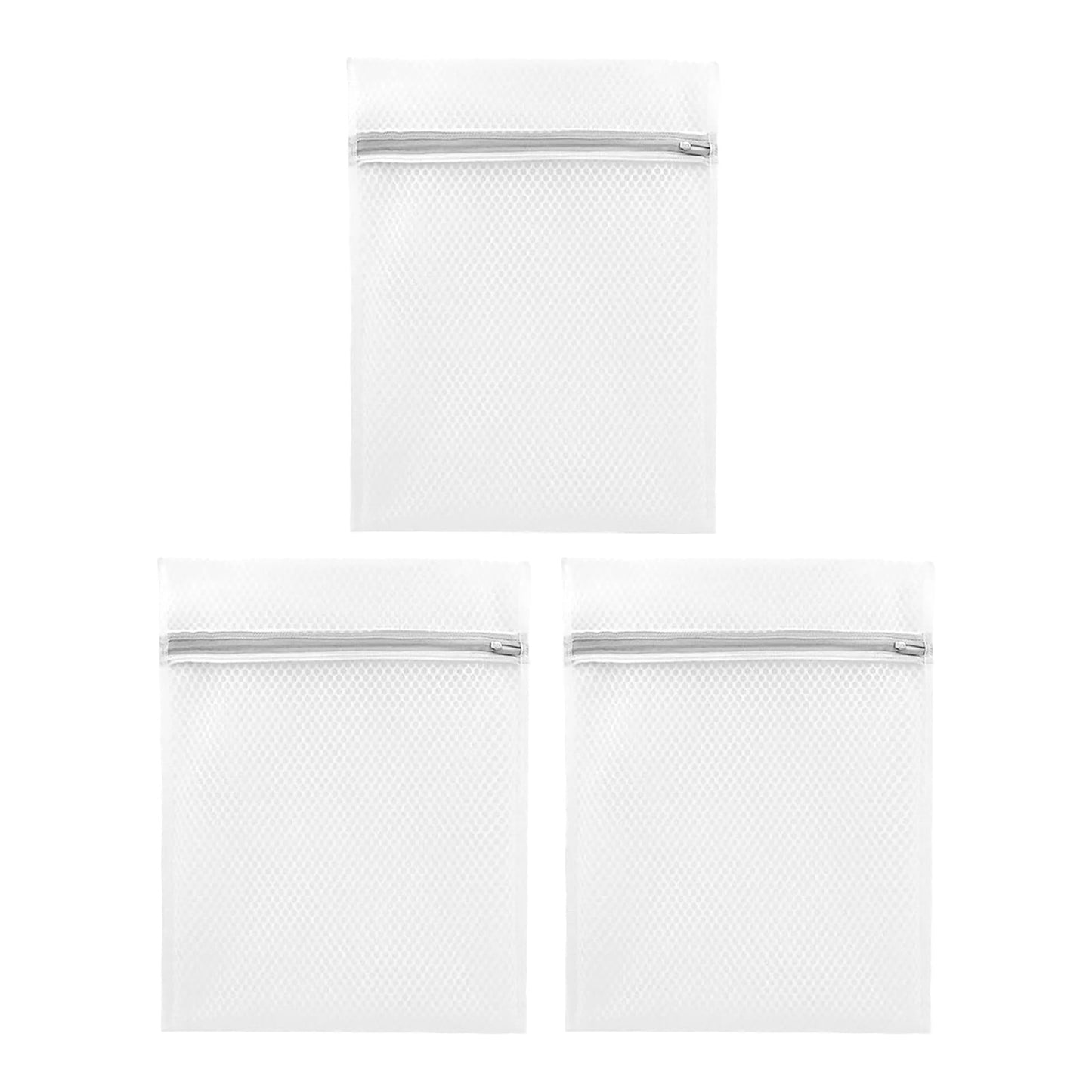 3 Mini Laundry Bags Mesh Laundry Bag for Delicates Wash Bag for Underwear and Lingerie 3 Small One Size Clear