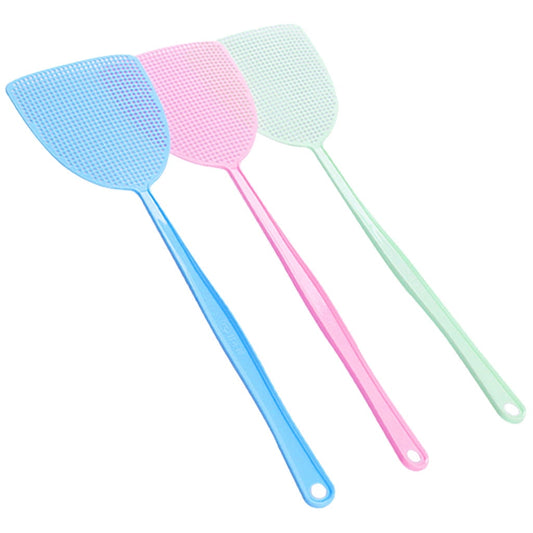 WQQZJJ Office Supplies Fly Swatter Pest Control 3pcs Manual Plastic 17.5” Durable Long Handle Up To 40% Off Home on Clearance