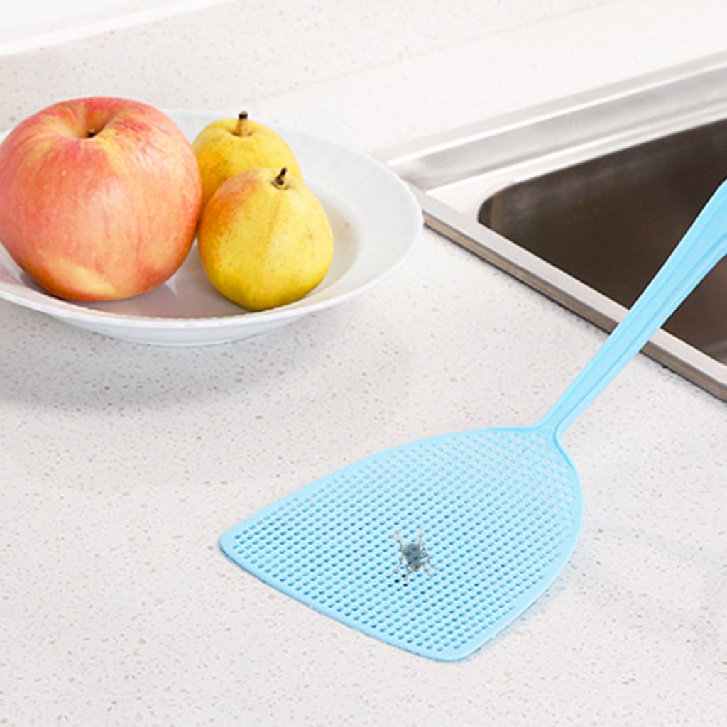 WQQZJJ Office Supplies Fly Swatter Pest Control 3pcs Manual Plastic 17.5” Durable Long Handle Up To 40% Off Home on Clearance